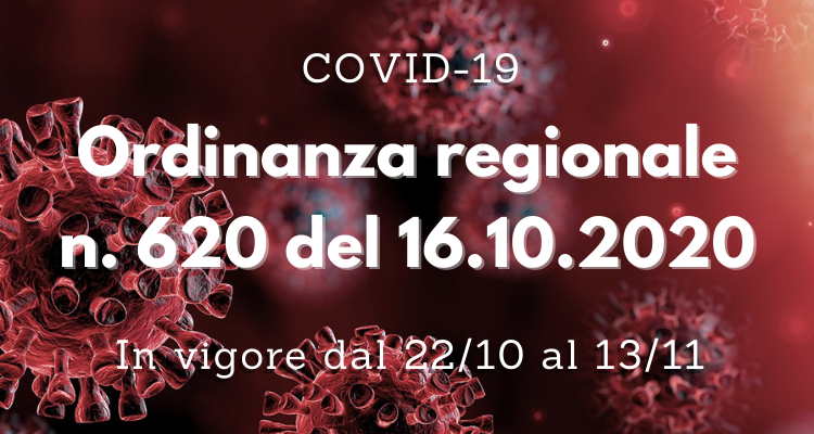 immagine Covid-19| Nuova ordinanza Regione Lombardia (n. 620 del 16/10/2020)